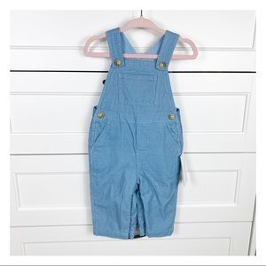 RALPH LAUREN | baby boy corduroy 12 months blue overalls